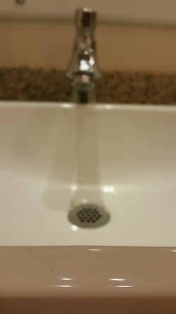 LUX Portable Executive Restroom - Porcelain Sink - Faucet